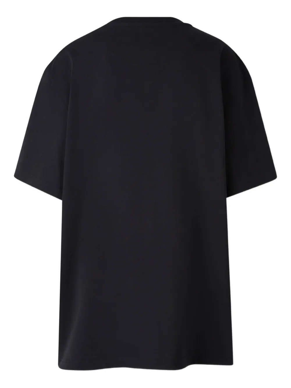 Attico Short-sleeve T-shirt In Black