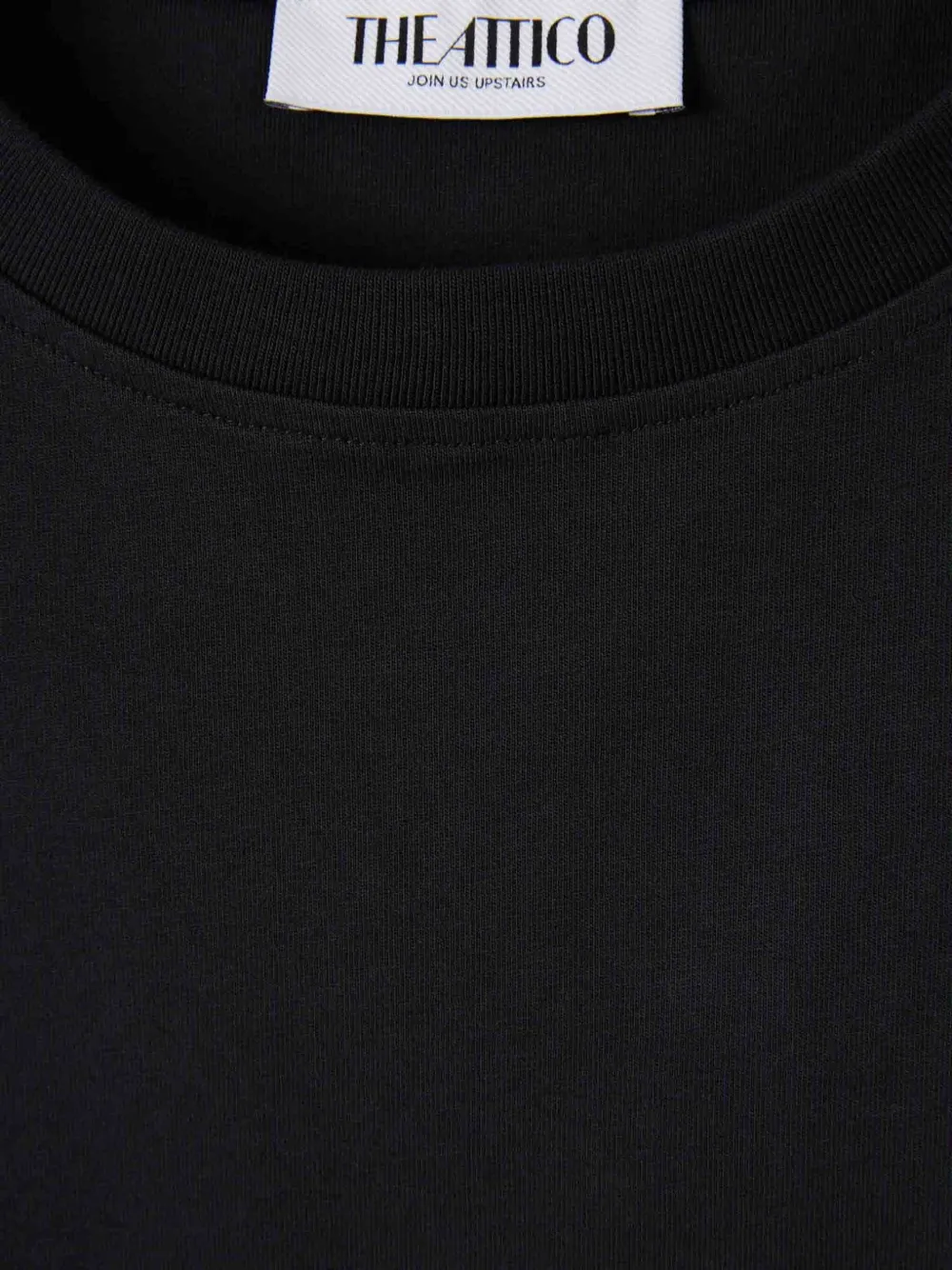 Attico Short-sleeve T-shirt In Black