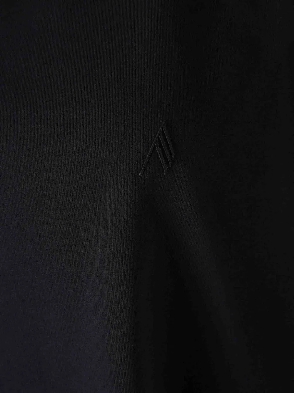 Attico Short-sleeve T-shirt In Black