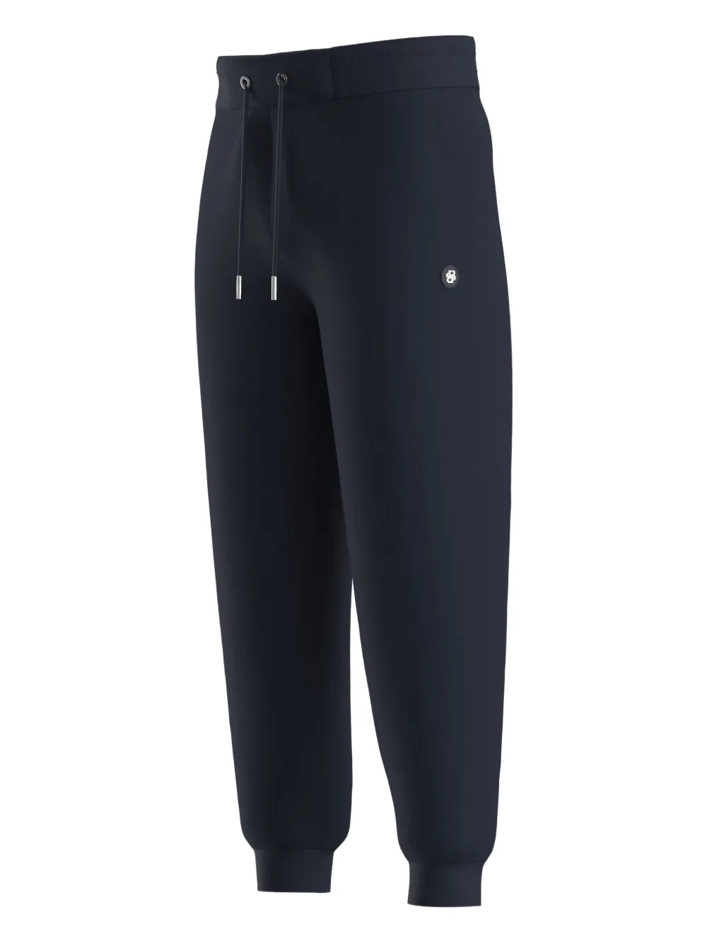 Hugo Boss Drawstring-cuffed Joggers In Blue