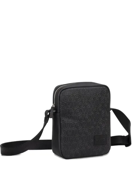 HUGO Kuriertasche mit Logo-Prägung