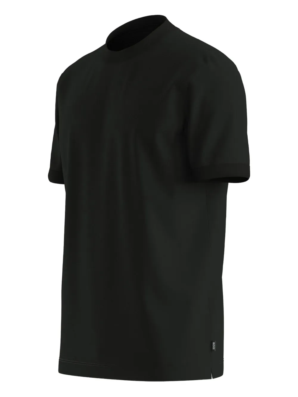 BOSS T-shirt met ronde hals Zwart