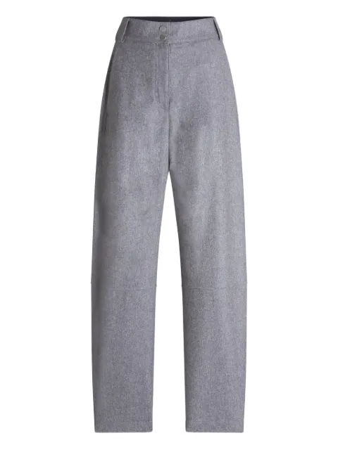 BOSS press-stud straight trousers