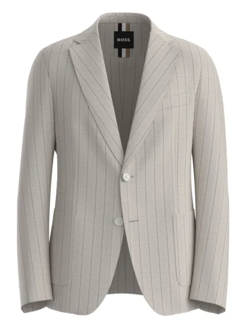 BOSS Blazer risca de giz de lã