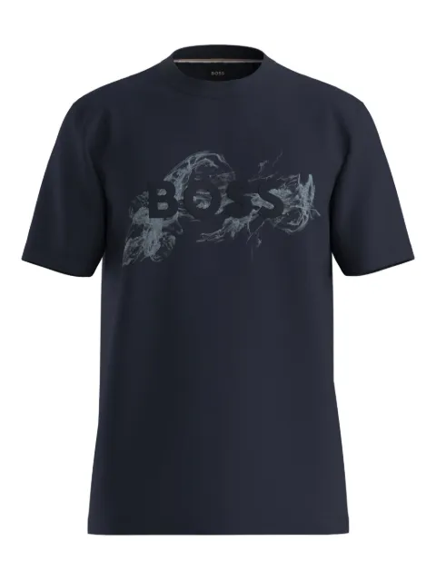 BOSS smoke-effect logo T-shirt