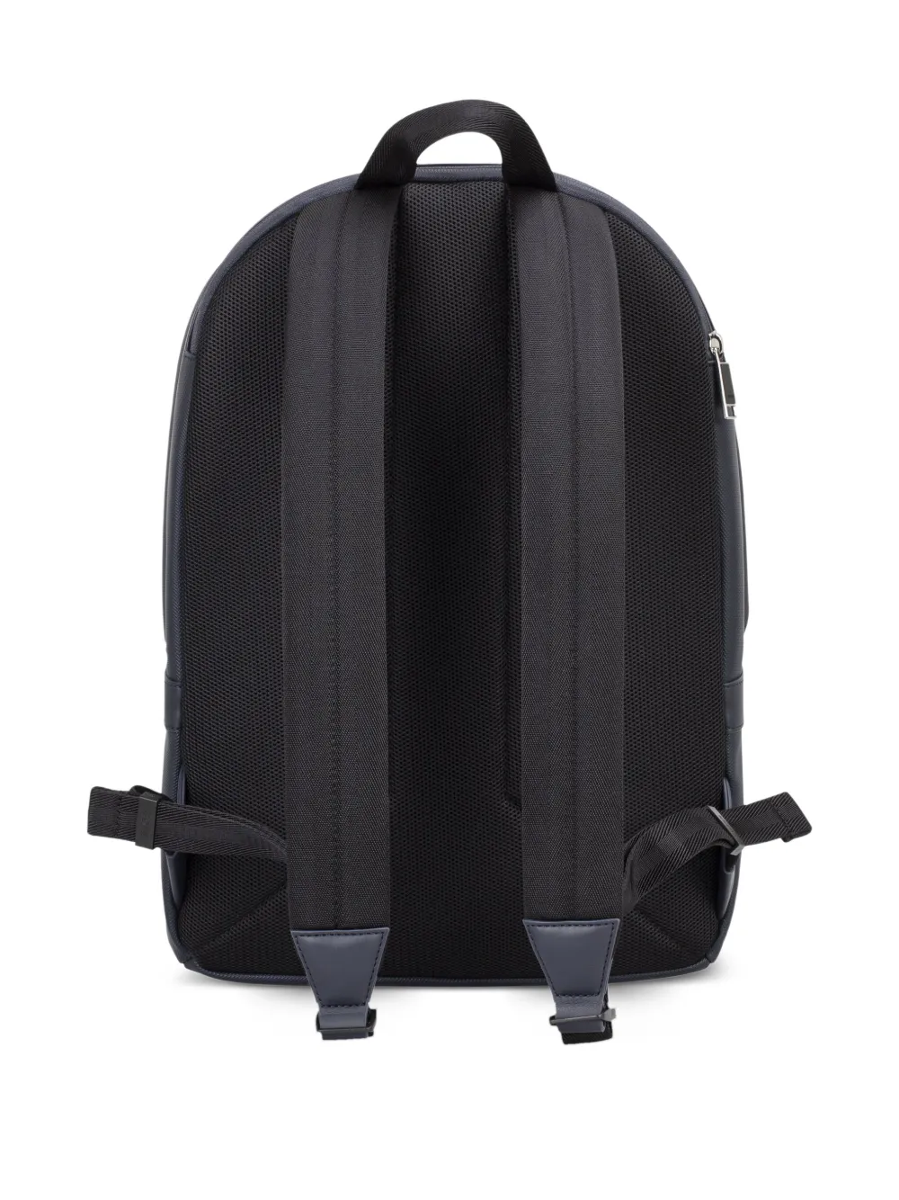 Hugo Boss Textured Zip-fastening Backpack In Blue