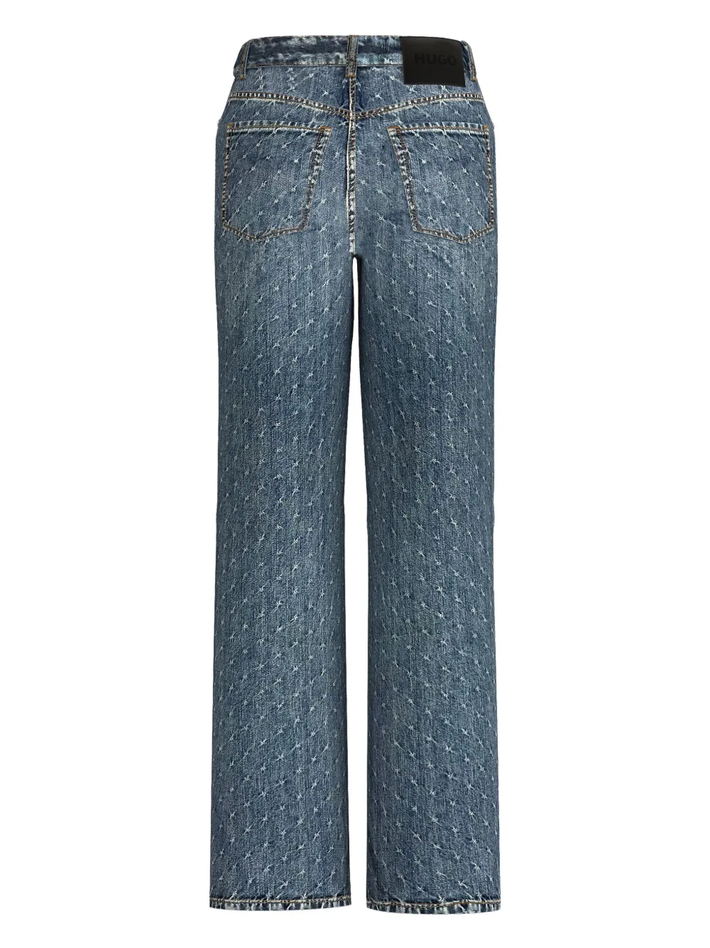 Hugo Boss Jeans Mit Geradem Bein In Blue