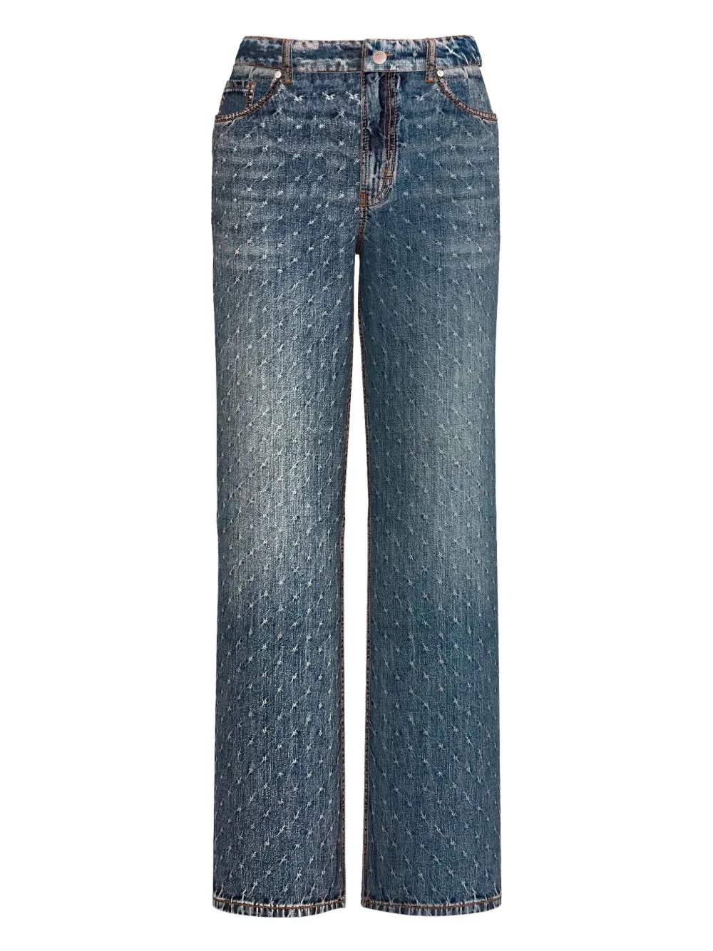 Hugo Boss Jeans Mit Geradem Bein In Blue