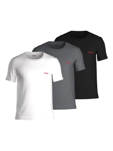 HUGO Kit 3 camisetas de algodão