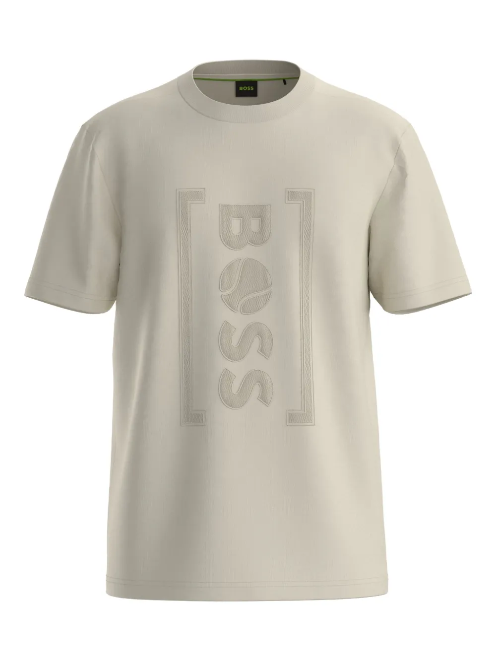 BOSS T-shirt con logo goffrato - Toni neutri