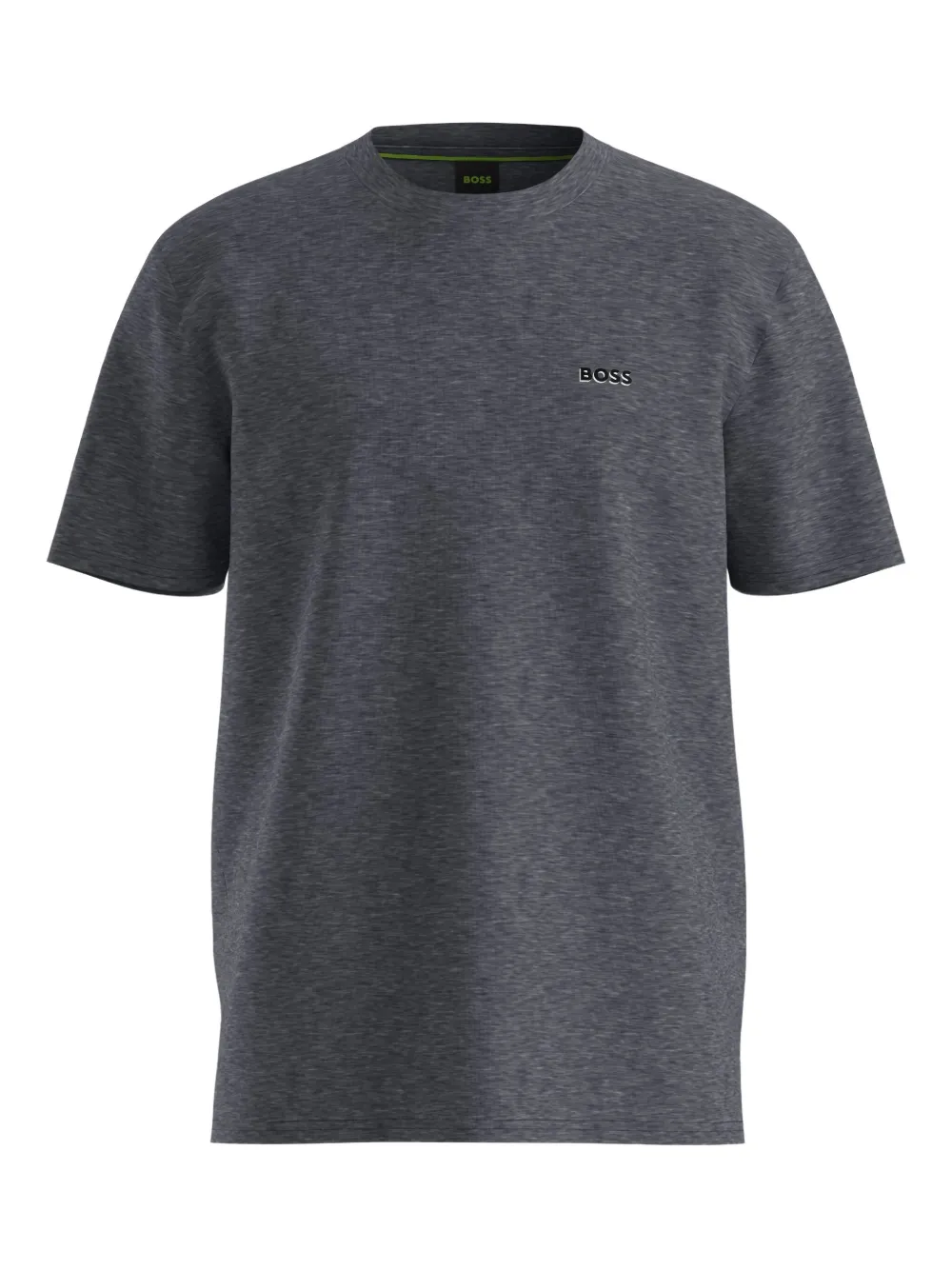 BOSS playera de algodón con logo bordado | gris | Image 1