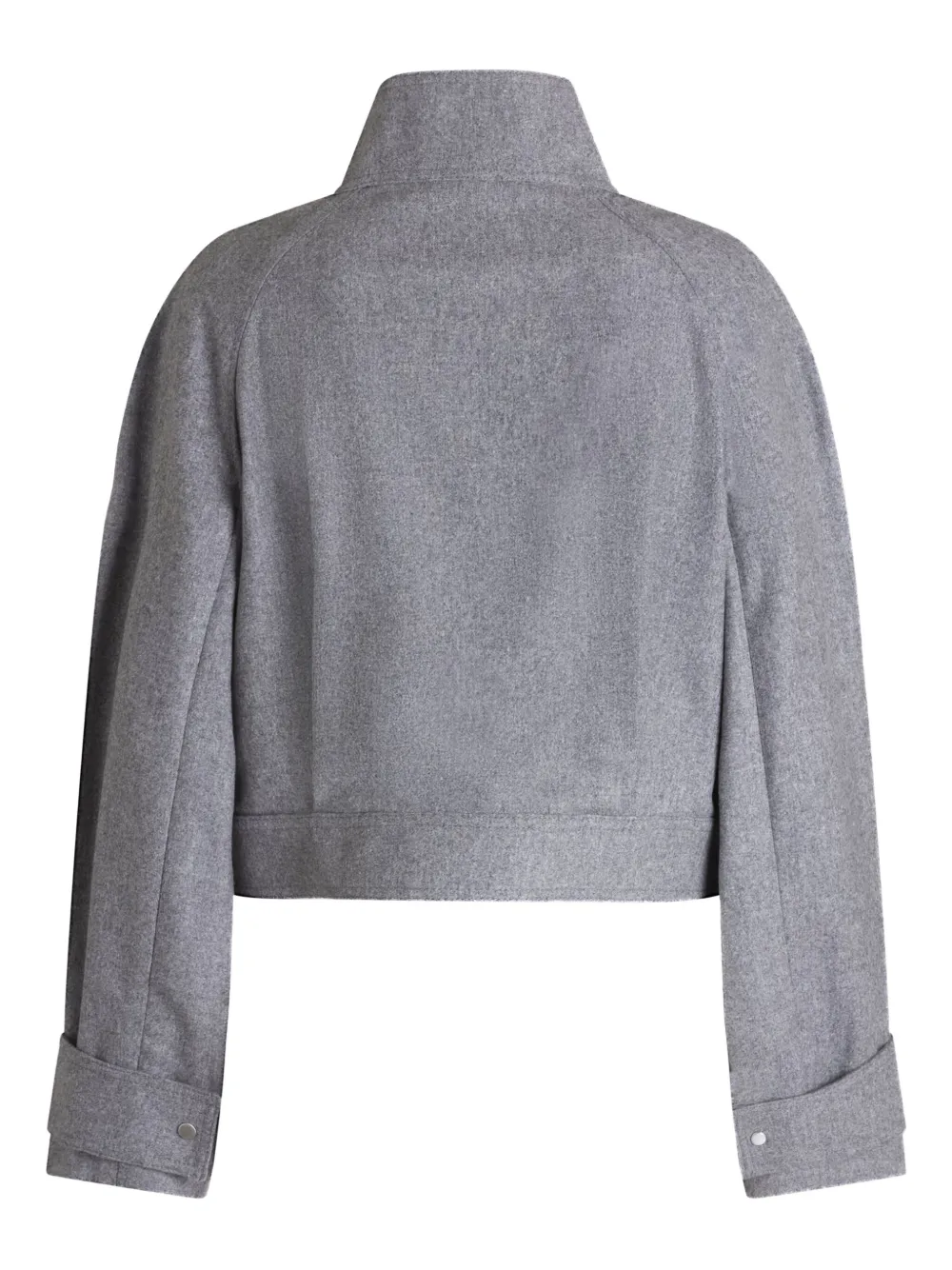Hugo Boss Flap-pockets Military Jacket In Gray