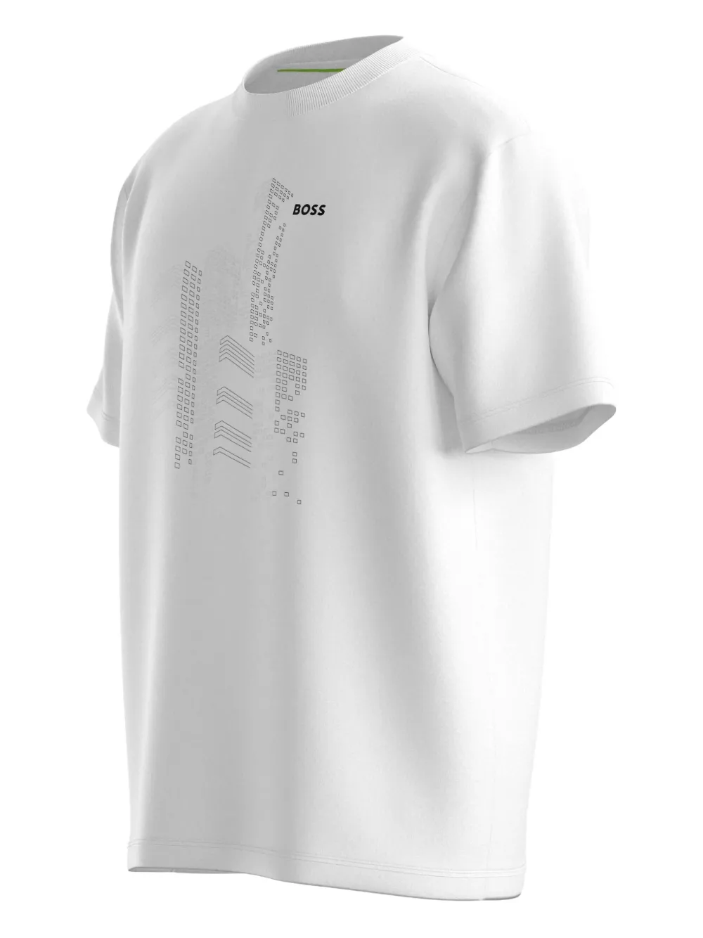 BOSS T-shirt met grafische print Wit