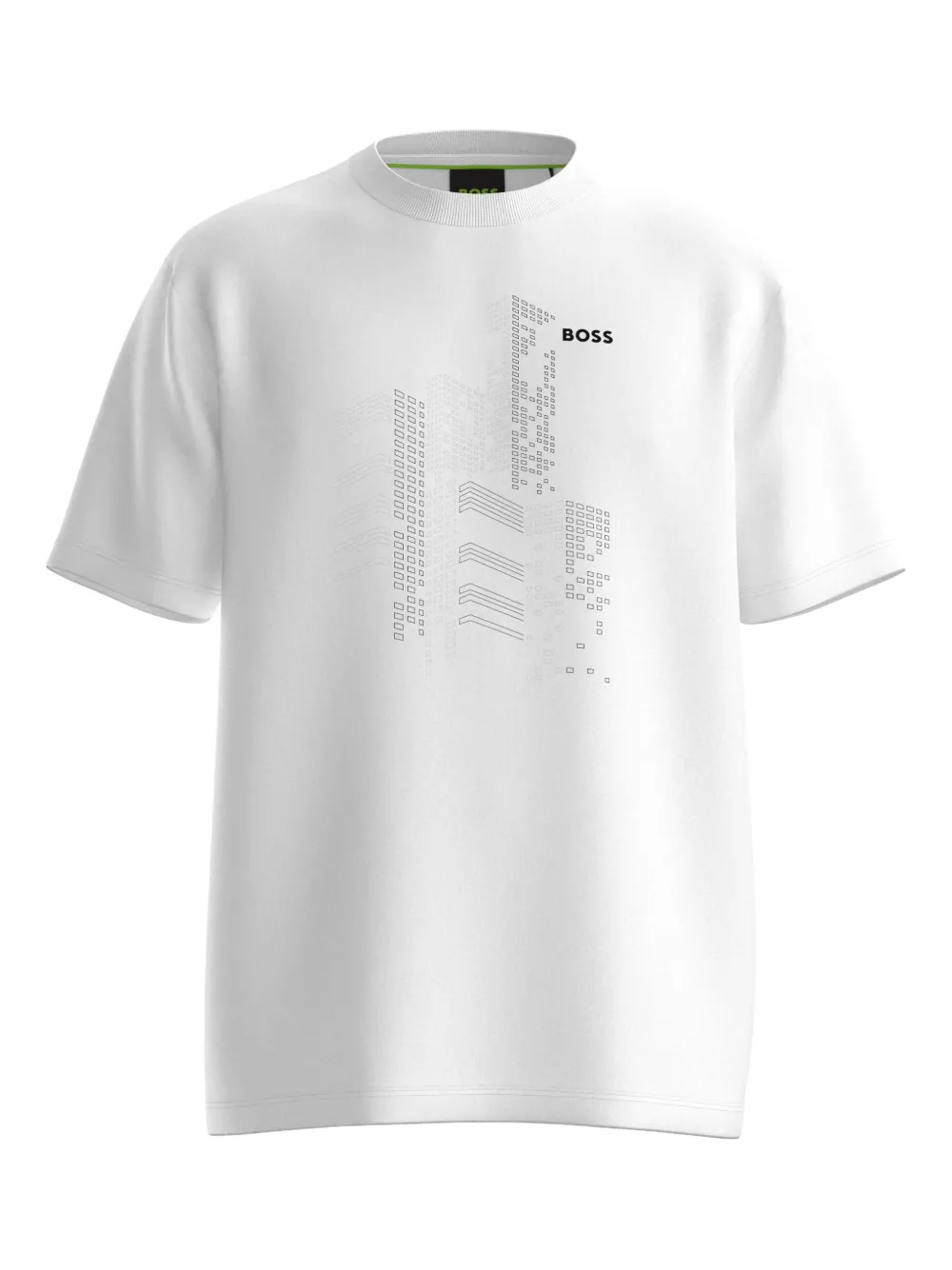 BOSS playera con estampado gráfico | blanco | Image 1