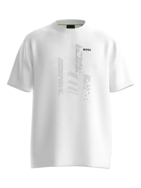 BOSS playera con estampado gráfico