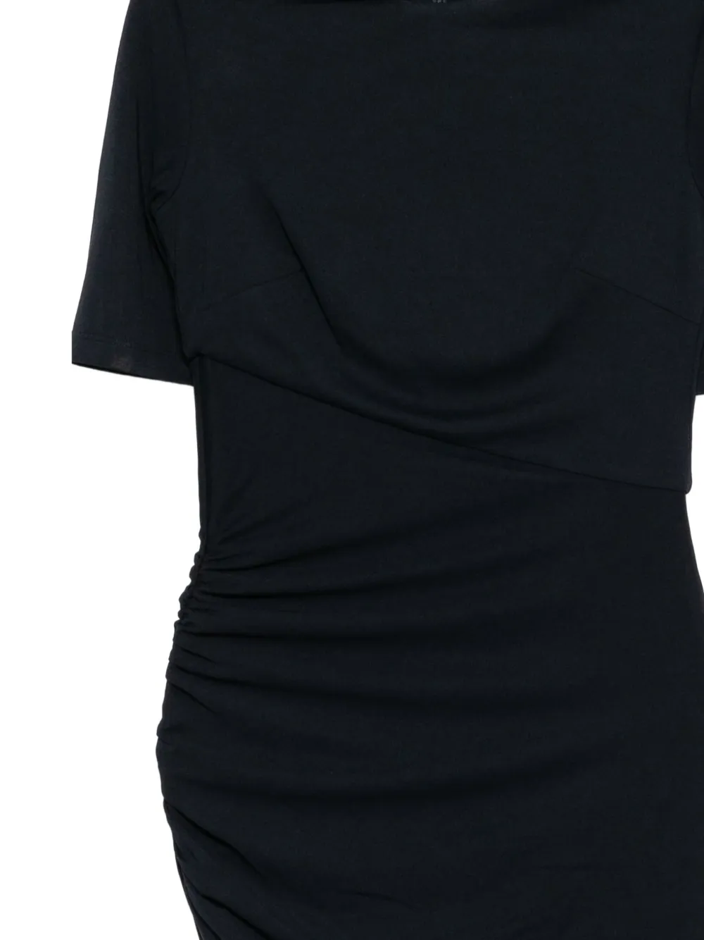 Monse Jurk met ruches Blauw