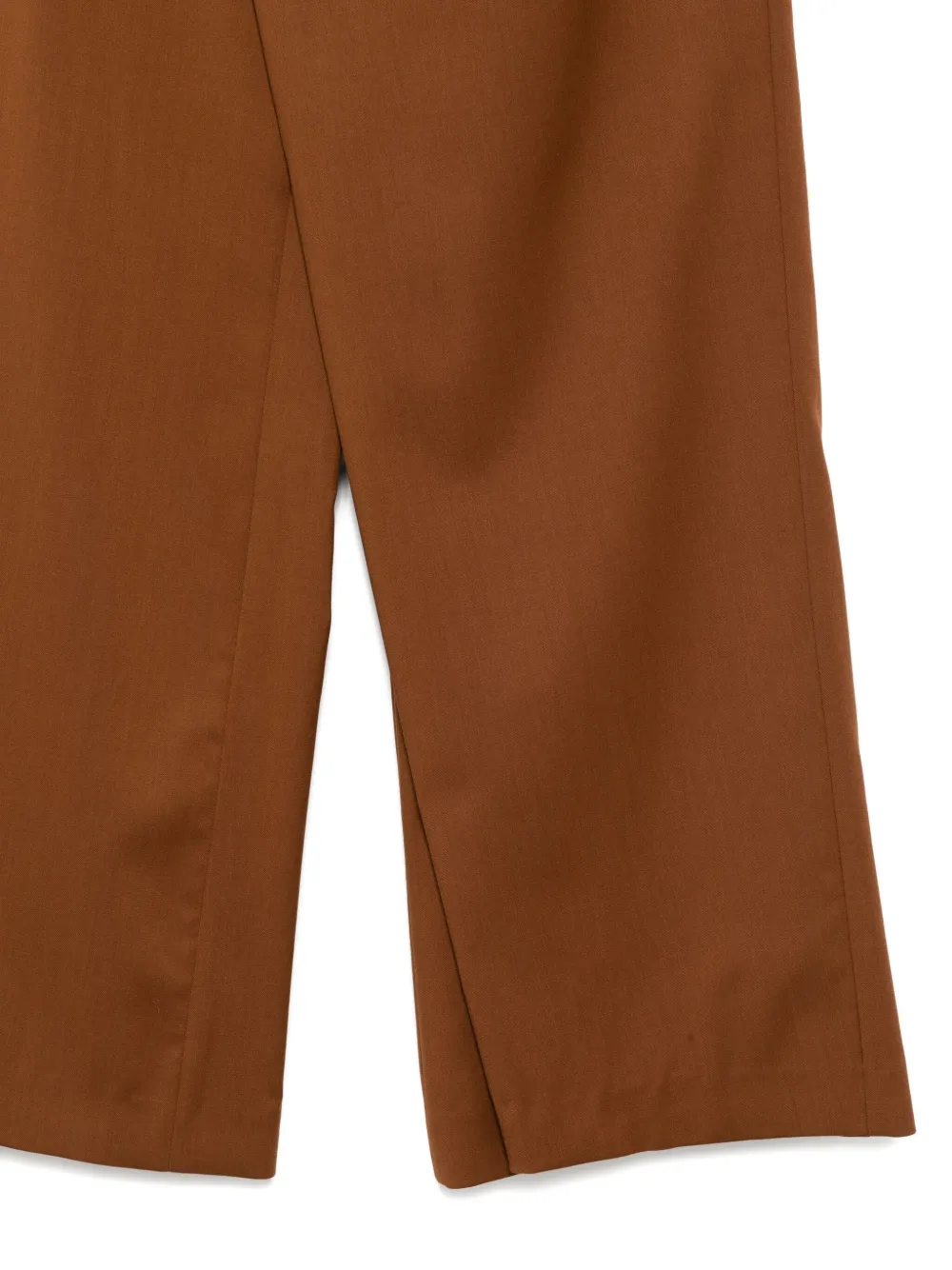 Monse Fold-over Front Trouser In Brown