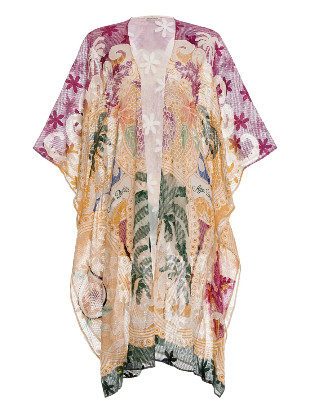 Agua Bendita Copricostume a fiori - Giallo