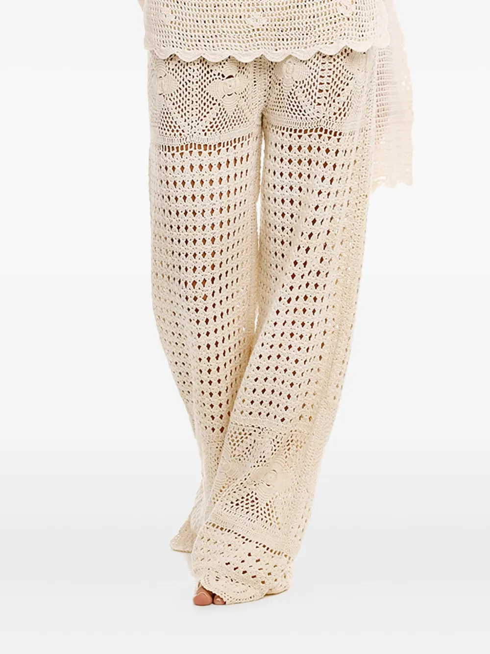 Agua Bendita Pantaloni Wesley - Bianco