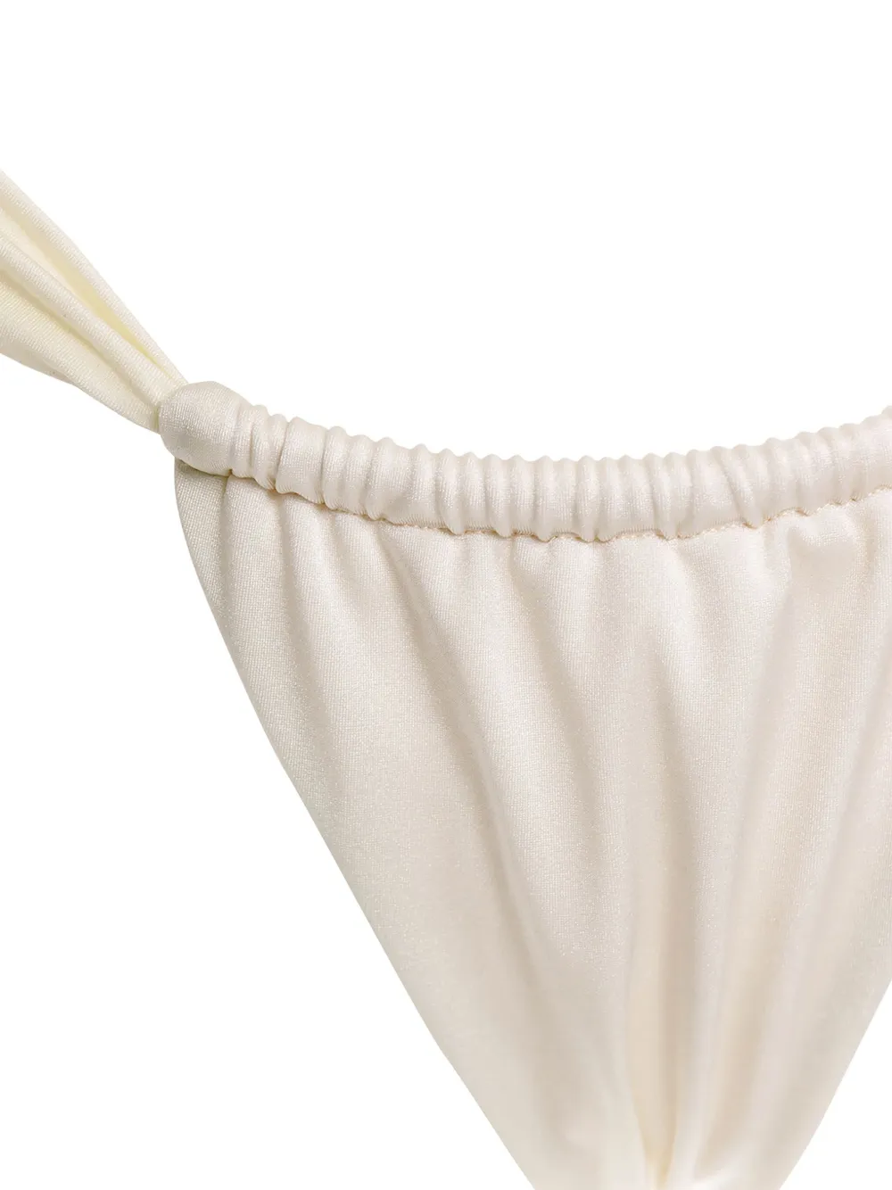 Agua Bendita Tie-side Bikini Bottoms In White