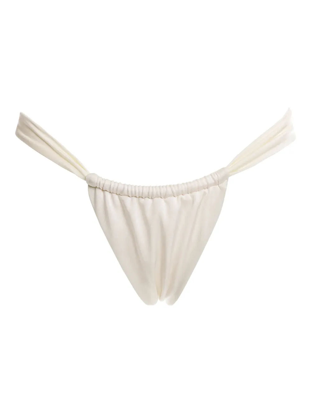 Agua Bendita Tie-side Bikini Bottoms In White