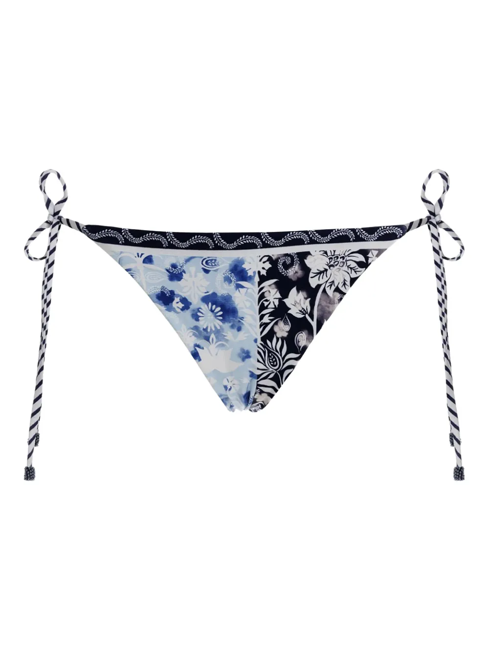 Agua Bendita Alegria  tie-side bikini bottoms | Black | Image 1