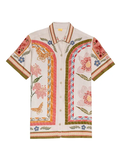 Agua Bendita Ali Fiore floral-print shirt