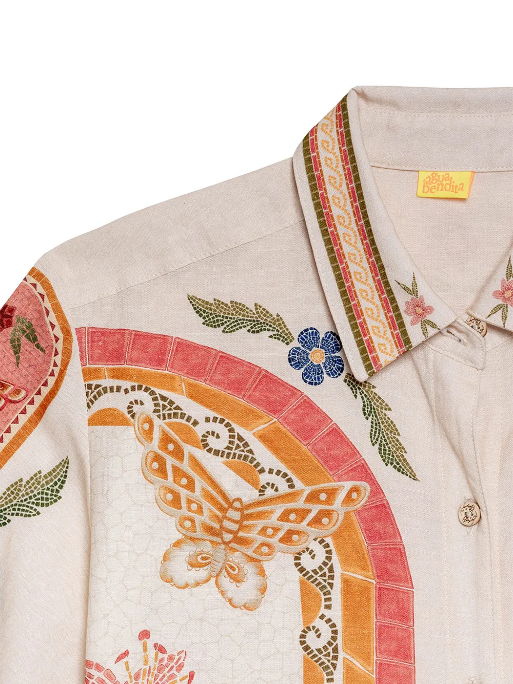 Agua Bendita Ali Fiore Floral-print Shirt In Multi