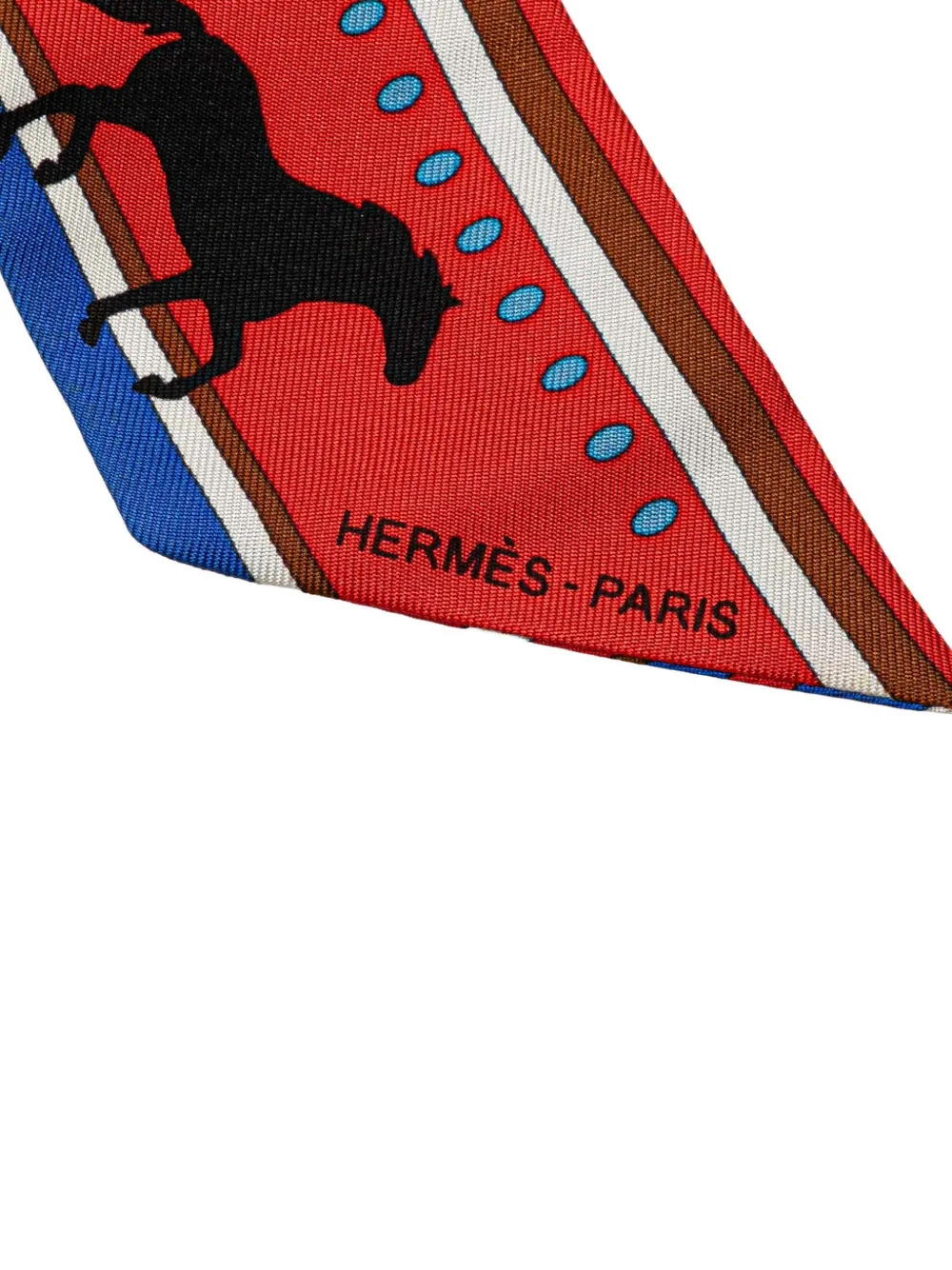 Hermès Pre-Owned 20th Century Sequences Silk Twilly Scarf scarves | Image 2
