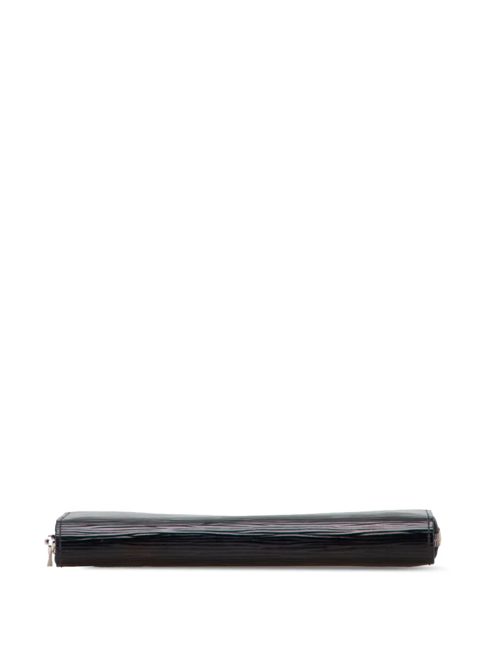 Pre-owned Louis Vuitton 2009 Epi Zippy Wallet Long Wallets In Black