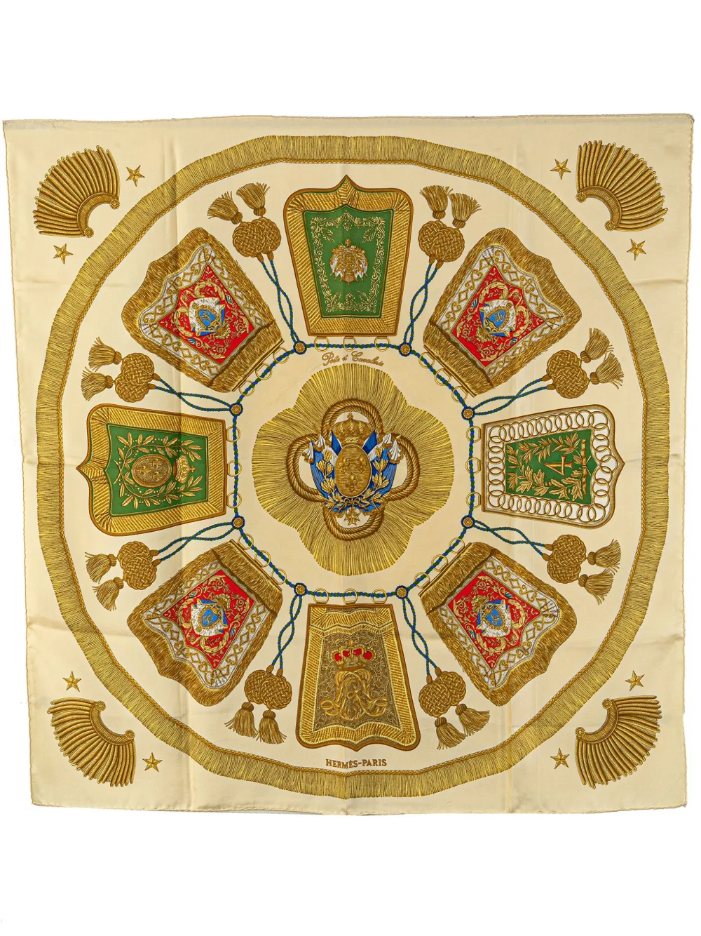 Hermès Pre-Owned 20th Century Poste et Cavalerie Silk Scarf scarves - Hermès Pre-Owned 20th Century Poste et Cavalerie Silk Scarf scarves -