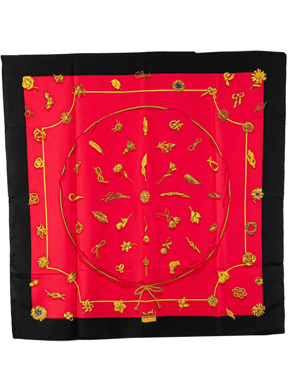 Hermès Pre-Owned 20th Century Clips Silk Scarf scarves - マルチカラー Hermès Pre-Owned 20th Century Clips Silk Scarf scarves - マルチカラー