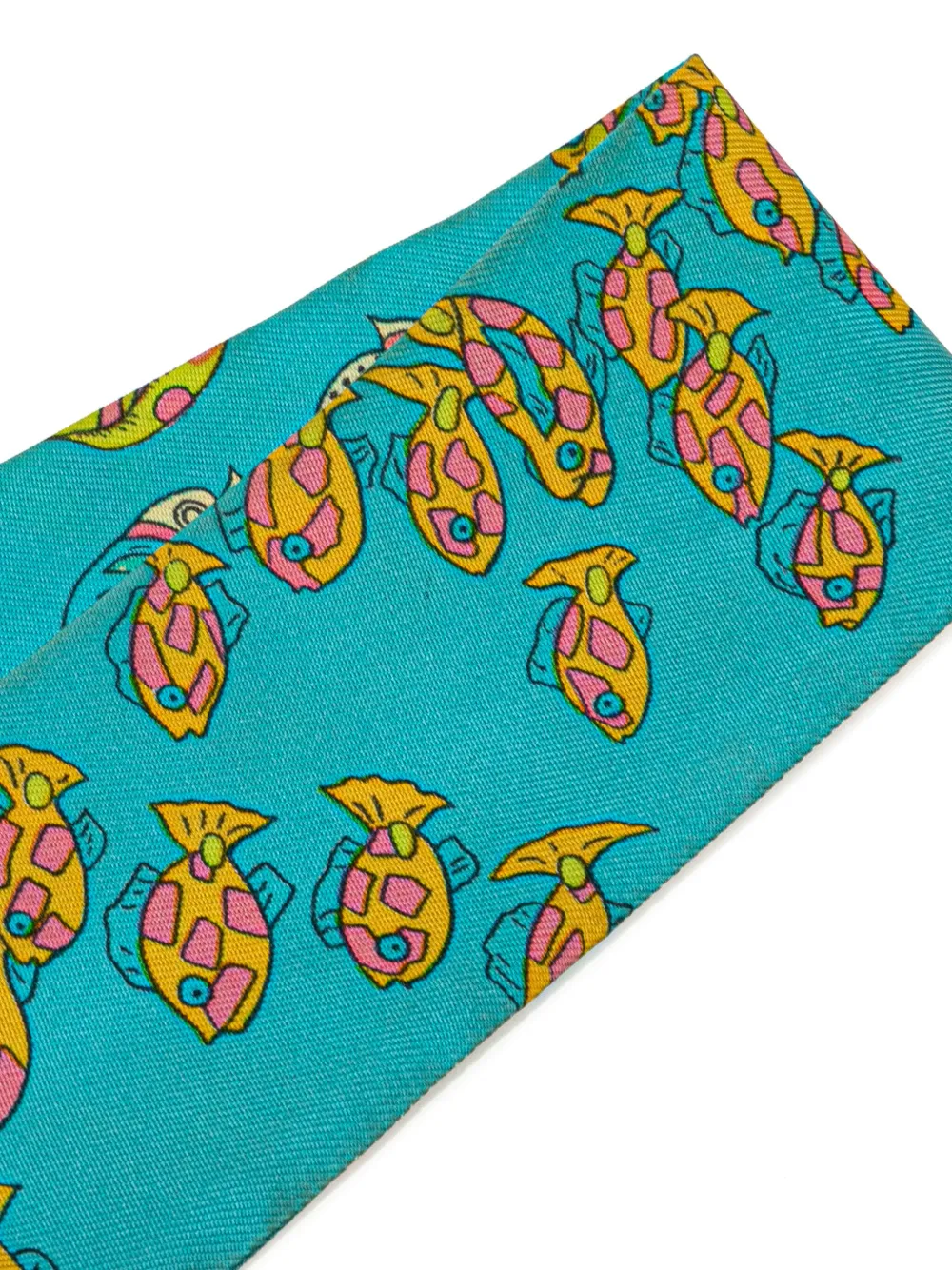Hermès Pre-Owned 20th Century Fish Motif Silk Twilly Scarf scarves | Image 2