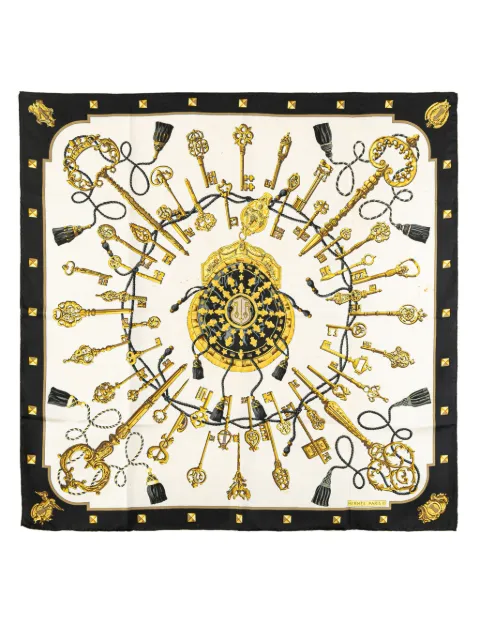 Hermès Pre-Owned 20th Century Les Cles Silk Scarf scarves