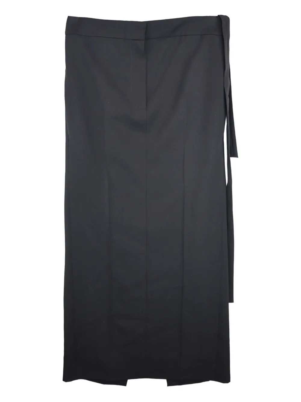 The Row tie-detail split skirt | Black | Image 1