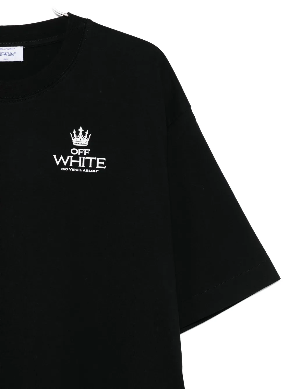 Off-white Logo-print T-shirt In Black