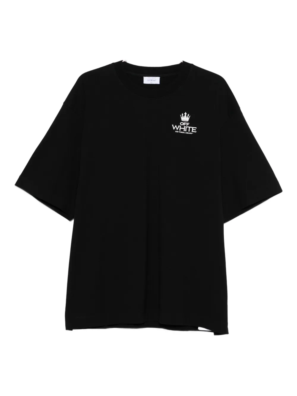 Off-white Logo-print T-shirt In Black