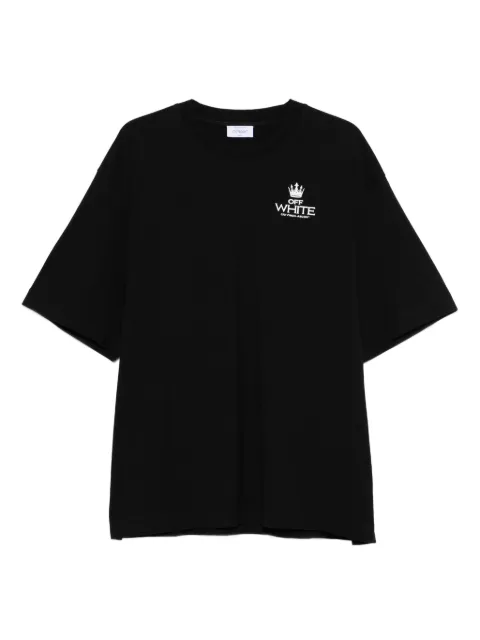 Off-White playera con logo estampado