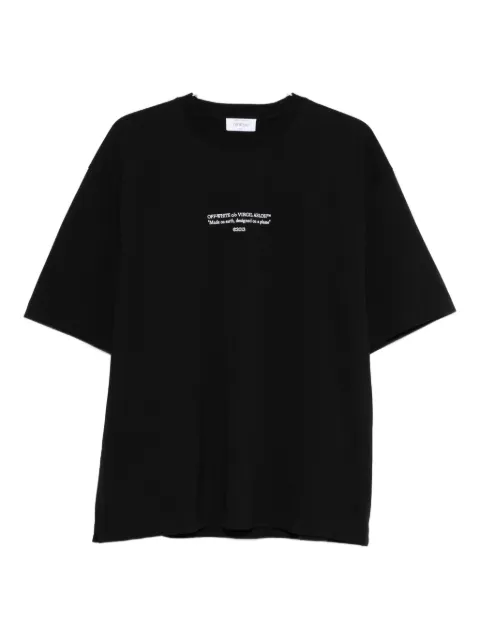 Off-White Made On Earth, Designed On A Plane T-shirt