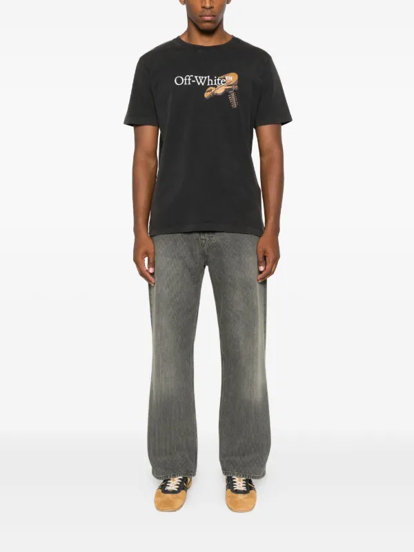 Off-White グラフィックTシャツ ブラック Off-White グラフィック Tシャツ | ブラック | FARFETCH JP