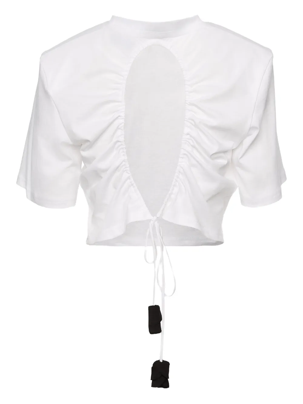 Ana Radu padded-shoulder open-back top | T-Shirts & Jersey Shirts | Image 2