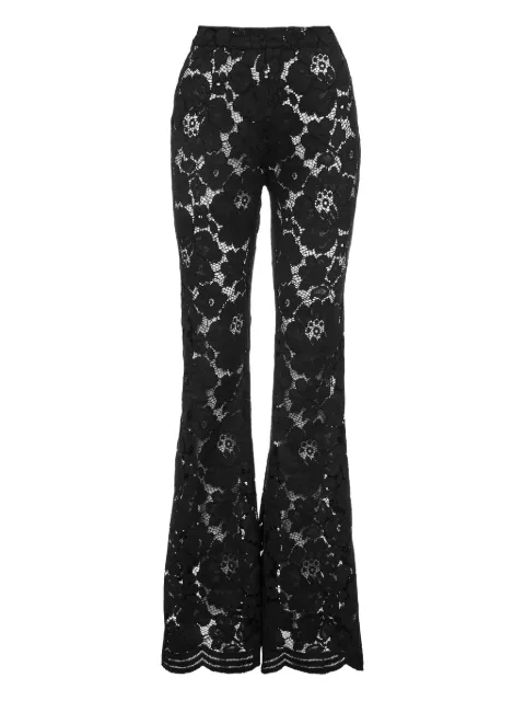 Ana Radu floral-lace trousers