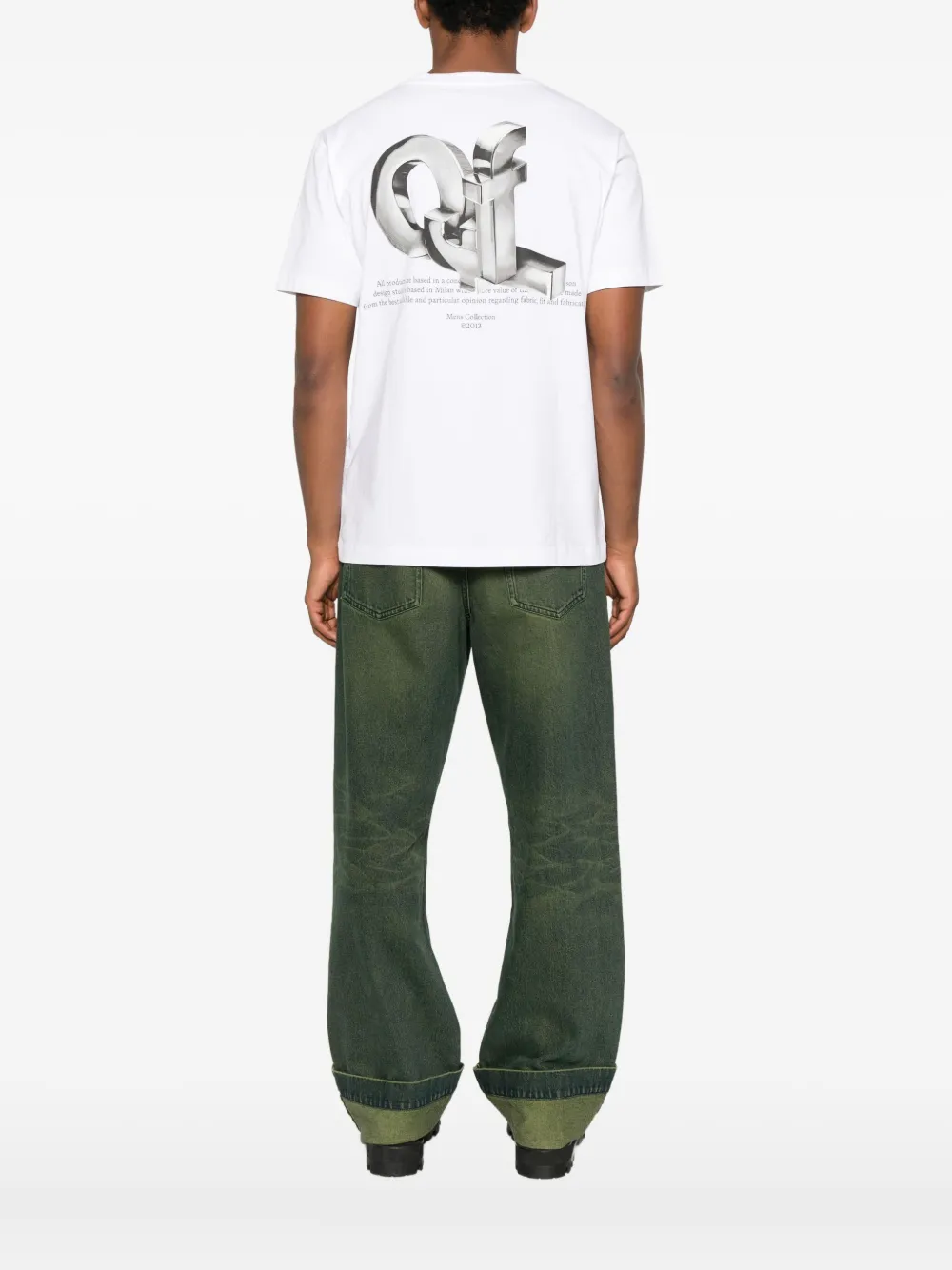 Off-white Short-sleeved T-shirt In White