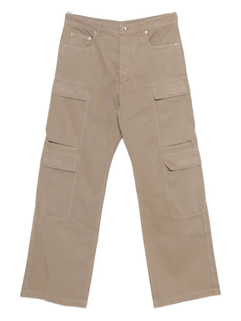 Rick Owens Drkshdw Concordians Cargo Trousers In Neutral