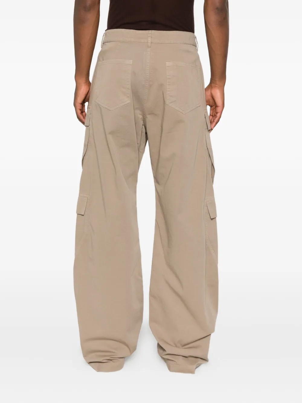 Rick Owens Drkshdw Concordians Cargo Trousers In Neutral