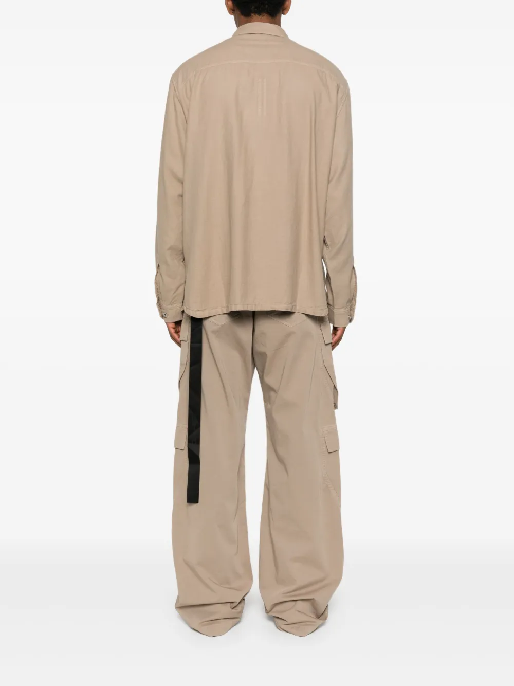 Rick Owens DRKSHDW Overhemd met opgestikte zak Beige
