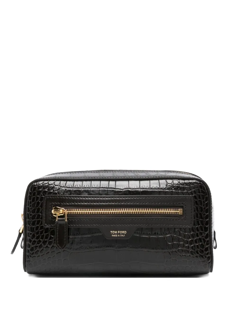 TOM FORD neceser con efecto de piel de cocodrilo | negro | Image 1