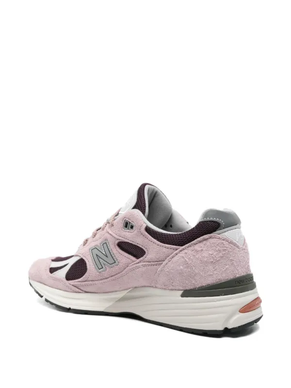 美品⭐️日本未発売UK製M991PNK ピンクxグレーPINKスエード希少25相当 日本未発売UK製M991PNK新品25.5cmピンクxグレーPINKスエード希少