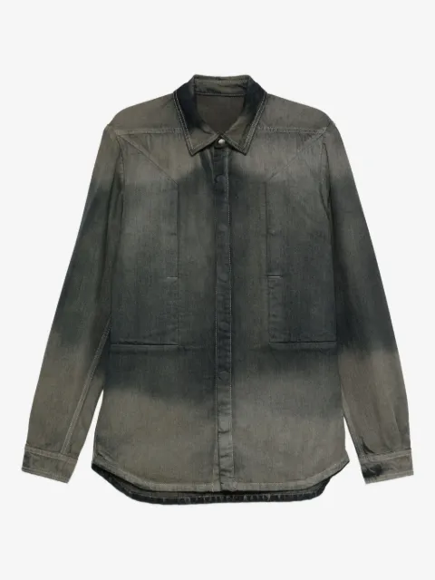 Rick Owens button-down denim shirt