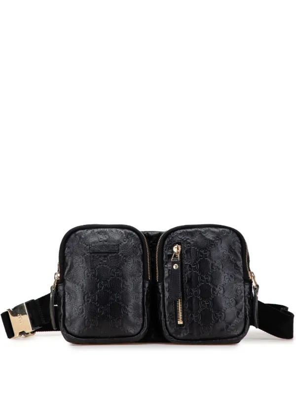 Gucci Pre-Owned 2016-2020 グッチシマ ベルトバッグ | ブラック 